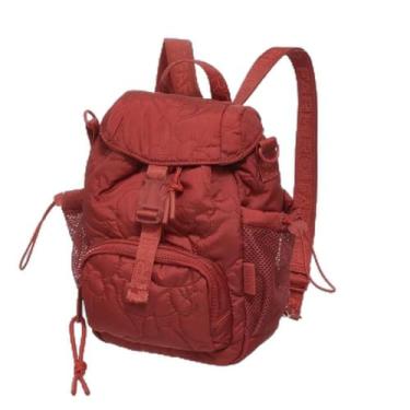 Imagem de Bolsa Farm Pipoquinha Gráfico Tropi Puffer cor Bordô