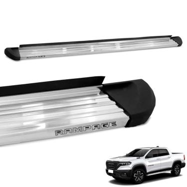 Imagem de Estribo Lateral Rampage 2023 a 2025 SUV Alumínio Polido