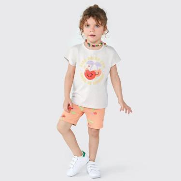 Imagem de Conjunto Infantil Menina Laranja Sabor De Amizade - Hering
