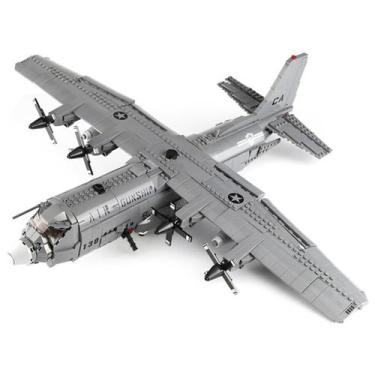Imagem de Conjunto de construção MEOA AC130 WW2 Military Airplane 1713 unidades 