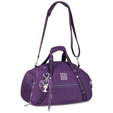 Imagem de Bolsa Rebecca Bonbon RB Sacola Grande Nylon Academia Viagem (Roxo)
