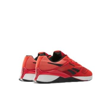 Imagem de Reebok Tênis unissex adulto Nano X4, Vermelho dinâmico/preto/cinza puro, 10.5 Women/9 Men