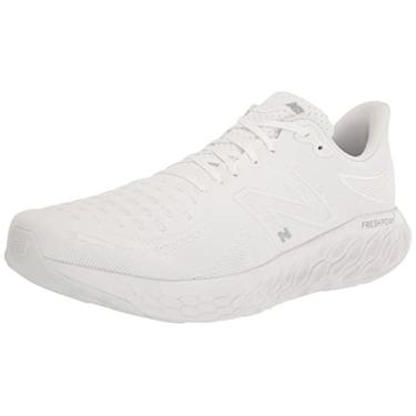 Imagem de New Balance Fresh Foam X 1080 V12 Tênis de corrida masculino, Branco/Raposa do Ártico, 43