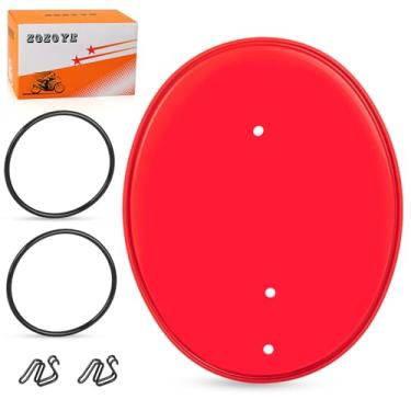 Imagem de Placa de identificação frontal vermelha com clipes e faixas para Honda Z50R 1979-1987