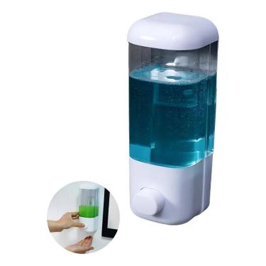 Imagem de Suporte De Parede Para Álcool Gel E Detergente Dispenser Cor