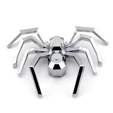 Imagem de Adesivo de carro com emblema de aranha 3D, automotivo altamente adesivo, decalque de metal cromado para carros, motocicletas, laptops, malas, decoração de casa