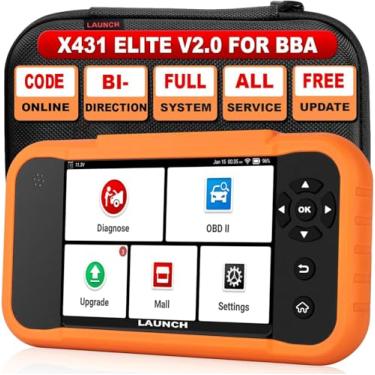 Imagem de LAUNCH Scanner X431 Creader Elite 2.0 com atualização vitalícia OBD2 para BBA, nova ferramenta de digitalização bidirecional 2025 para BMW, Mercedes-Benz, Audi, codificação ECU, sistema completo