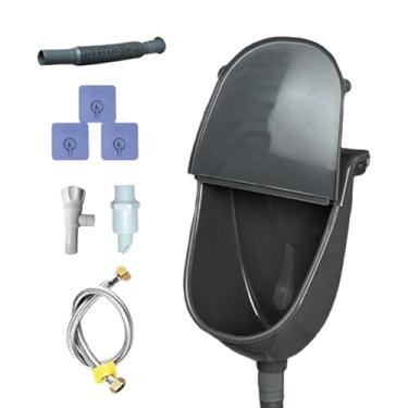 Imagem de Mictório externo para quintal - Separador de urina de motorhome, mictório de parede inodoro com tampa para casa, dormitório, jardim, meninos, homens, espaços ao ar livre