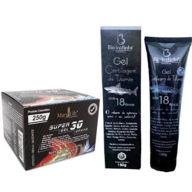 Imagem de Kit 8 Super Gel 30 Ervas 250G + 1 Gel Cartilagem De Tubarão - Bio Inst