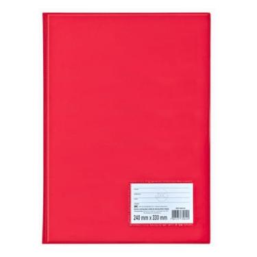 Imagem de Pasta Catálogo Dac PVC - Plásticos Finos Ofício 050 Plast Vermelho 1090-VM