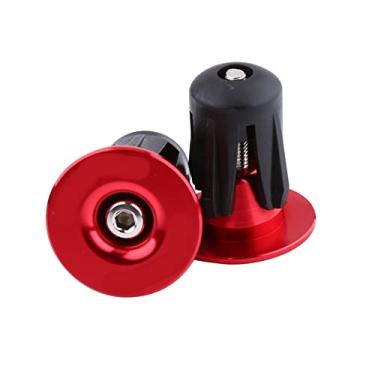 Imagem de Aluminum Bikes Lenker END DKTKABOPS for Solid Grip, Easy Installation, 2PCs Bicycle Accessories (Red)