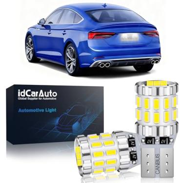 Imagem de idCarAuto 194 168 2825 W5W T10 lâmpadas LED pacote com 2 – 6000K branco, 3030 chips, luzes de substituição interior/exterior do carro (para Audi Q5 8R (2008-2020))
