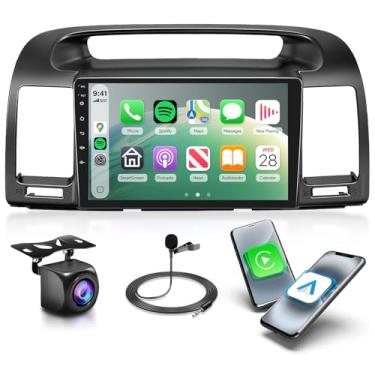 Imagem de Rádio estéreo automotivo 8Core 6G + 128G Android 15 para Toyota Camry 2000 2001 2002 2003 2004 2005 2006, sem fio, Carplay, Android Auto, GPS 5G-WiFi, Bluetooth 5.0, câmera de backup IPS Touch Screen