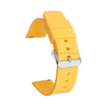 Imagem de Pulseira De Relógio De Silicone Macio Com Liberação Rápida, Faixas De 