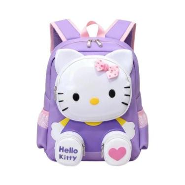 Imagem de Mochila Infantil Sanrio Hello Kitty Leve Para Crianças, Bolsa Escolar 
