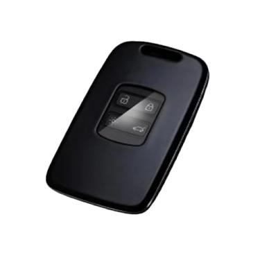 Imagem de Capa De Chave De Carro Abs Compatível Com Renault Koleos Kadjar Scenic Megane Sandero Espace Clio Captur Kangoo Laguna Talisman Twingo(Black shell)