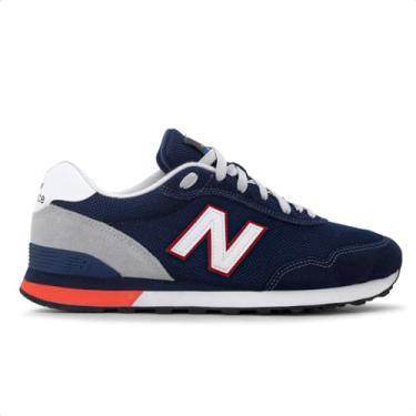 Imagem de Tênis New Balance Masculino 515 V2 Casual Marinho/vermelho Ml515bba 38