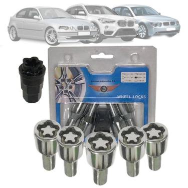 Imagem de Parafuso Anti Furto Importado Bmw X1, Série 1, 3, 5, 6 E 7