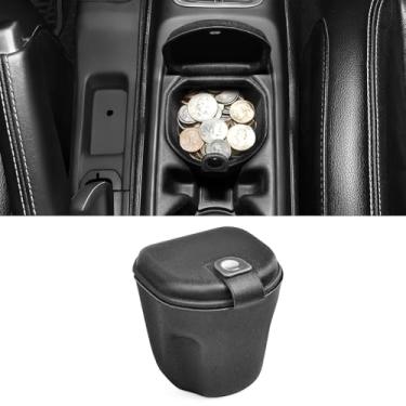 Imagem de BESTAOO Organizador de moedas de console central compatível com Jeep Wrangler JLGladiator JT 2018-2025 Acessórios para apoio de braço Caixa de armazenamento secundária Hodler
