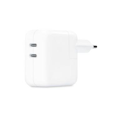Imagem de Adaptador de Energia USB-C de 35W com Duas Portas Branco - Apple - MW2K3BZ/A