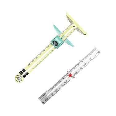Imagem de Régua De Costura 5 Em 1 Reforçada Com Escala Em Centímetros E Régua De