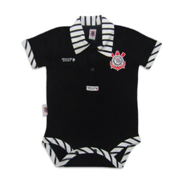 Imagem de Body Corinthians Polo Gola Listrada Oficial