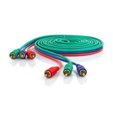 Imagem de Cabo Vídeo Componente 3 Rca E 3 Rca 2 Metros