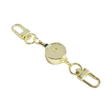 Imagem de Suporte Retrátil Antifurto Para Crachá E Chave Com Fivela De Puxar Fác