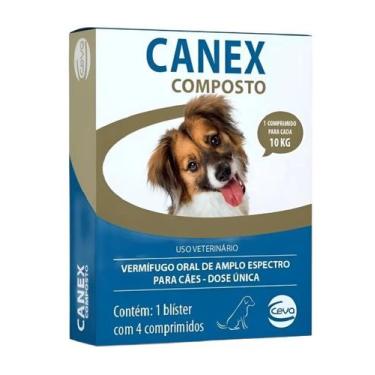 Imagem de Canex Composto Vermifugo Ceva 4cpr