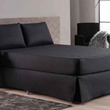 Imagem de Protetor De Colchão Impermeável Casal Matelado Antialérgico Antiácaro 