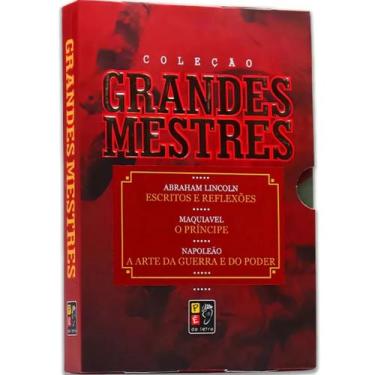 Imagem de Box 3 livros Grandes Mestres  Abraham Lincoln  Maquiavel O Príncipe  N