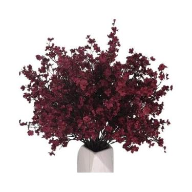 Imagem de Plantas Artificiais Longas De Gypsophila (Hálito De Bebê) - 10 Peças P