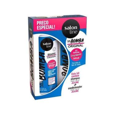 Imagem de Shampoo + Condicionador Salon Line Sos Bomba Crescimento 200ml, Shampo