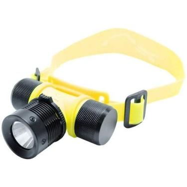 Imagem de Lanterna Led De Cabeça Mergulho A Prova Dágua Profissional 3 Pilhas AA