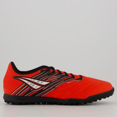 Imagem de Chuteira Penalty Furia Y-4 Society Vermelha e Preta-Masculino