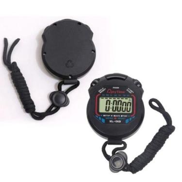 Imagem de Cronômetro Digital Progressivo de Mão Digital Alarme Hora com Corda Cr