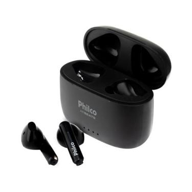 Imagem de Fone de ouvido Philco PFI200P Air Beats Bluetooth, Preto