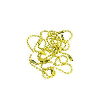 Imagem de Corrente de Bolinha Tag Amarelo 2,5mmx10cm Marpax com 10un