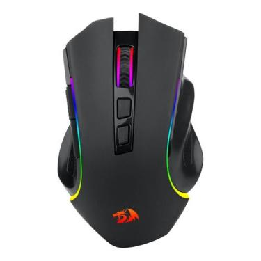Imagem de Mouse Gamer Sem Fio Redragon Griffin Pro 3 - 8000dpi - PAW3104 - 1000H