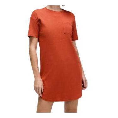 Imagem de Camisola Feminin Hering Laranja Telha - 7CYNLNMEN, PP, Laranja