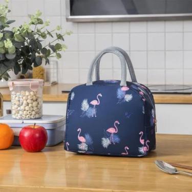 Imagem de Bolsa Térmica Portátil Almoço Piquenique Mamadeira Sucos Água Viagem -