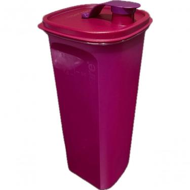 Imagem de Jarra Tupper Slim 2L para Bebidas com Tampa Vedação Uso na Geladeira Vinho Tupperware