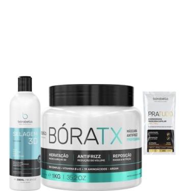 Imagem de Borabella Sealant Silk 3D 350ml + Máscara Bóratx 1kg