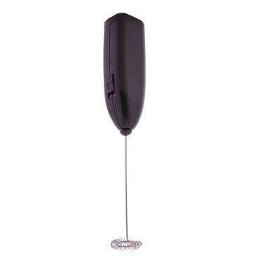 Imagem de Mini Mixer Misturador de Bebidas Elétrico em Aço Inox e Plástico Preto Lyor