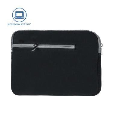Imagem de Case para Notebook 15.6 Multilaser - Neoprene - Preto e Cinza - BO400