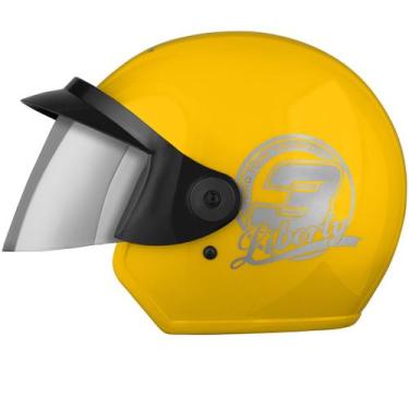 Imagem de Capacete Aberto Pro Tork Liberty 3 Solid Viseira Espelhada Masculino F