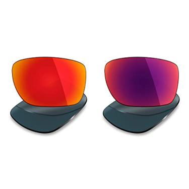 Imagem de Mryok 2 pares de lentes polarizadas de substituição para óculos de sol Oakley Turbine – opções