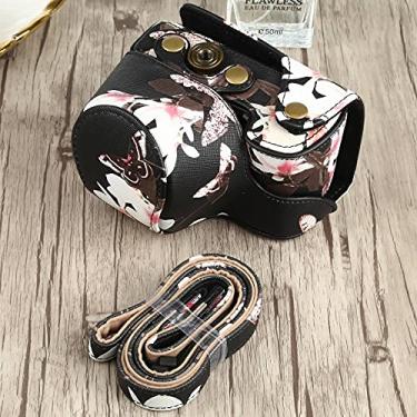 Imagem de Yunchao Acessórios para câmeras Capa de câmera de couro PU padrão PU para Sony A6000 / A6300 / A6400 / NEX 6 Sacos de câmera