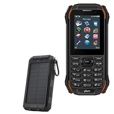 Imagem de BoxWave Power Bank compatível com Plum Ram 10 (Power Bank by BoxWave) – Solar Rejuva PowerPack (10000mAh), energia solar reserva 10000mAh para Plum Ram 10 – Jet Black