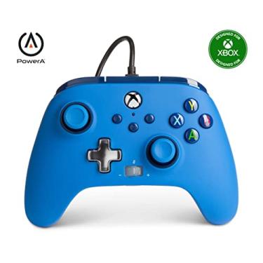 Imagem de Controle para Xbox PowerA com fio, Xbox Series X|S, Xbox One - Xbox Series X, azul